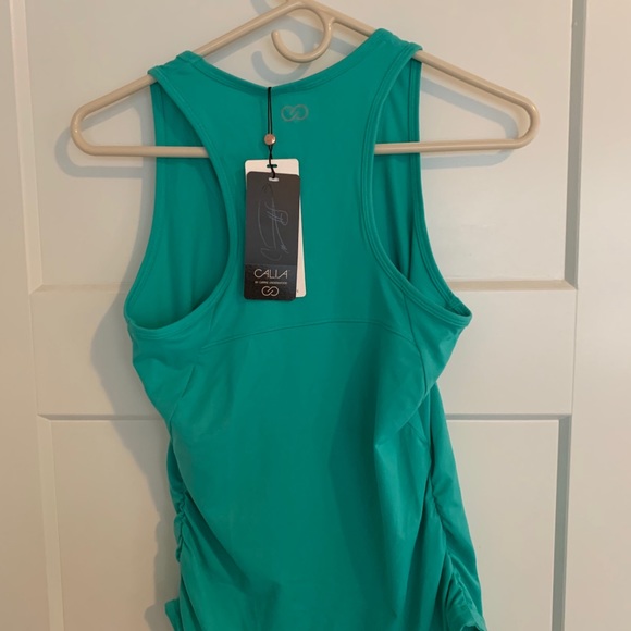 Calia Ruched Racerback Tank - Picture 2 of 2